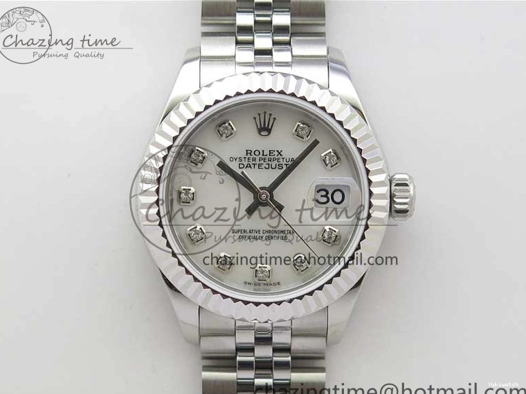 BP Jubilee Crystal SS on Edition White Best 28mm ETA2671 Bracelet Datejust SS 279174 Maker Dial 0421